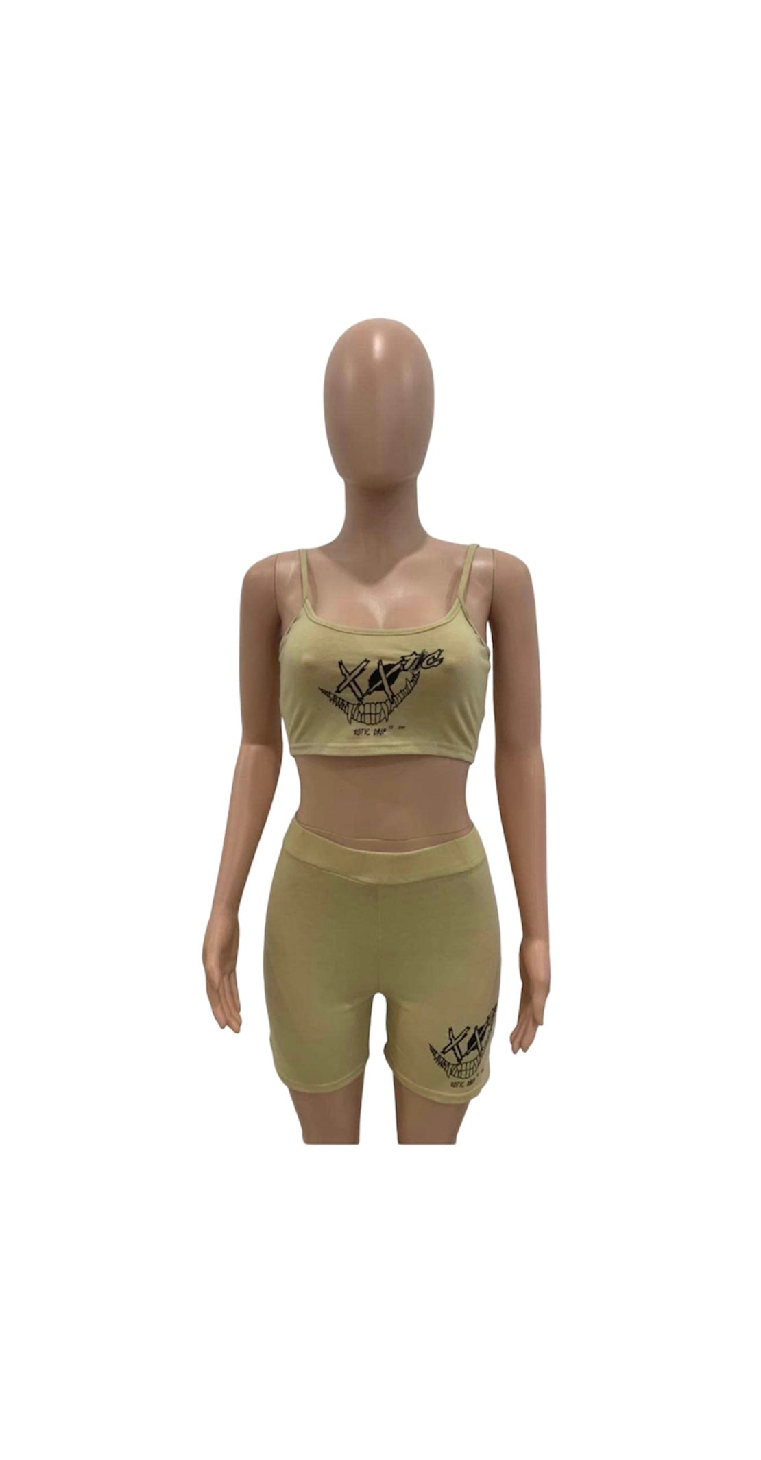 Khaki Xotic Biker Set