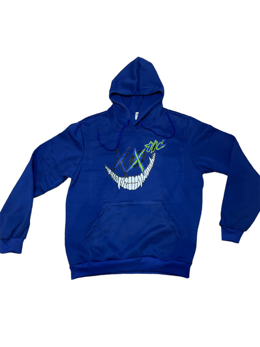 XOTIC BLU-LIME HOODIE